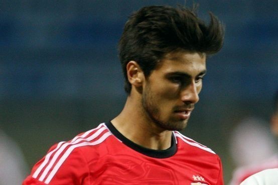 FUTEBOL - Andre Gomes, Jogador do Benfica para a Epoca 2013/14, durante o Jogo de preparacao com o Nice, no Estadio Algarve, em Loule. Sabado, 27 de Julho de 2013. (ASF/CARLOS VIDIGAL JR.)