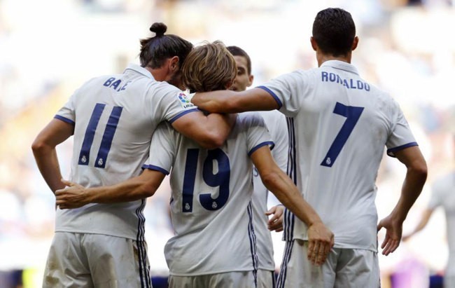 Cristiano Ronaldo marcou e descansou na goleada do Real Madrid