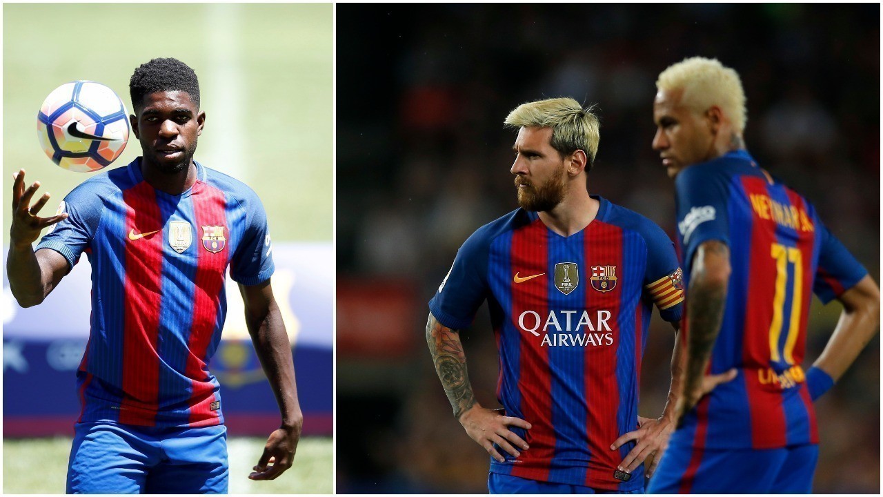 Samuel Umtiti promete pintar o cabelo de loiro com uma condição