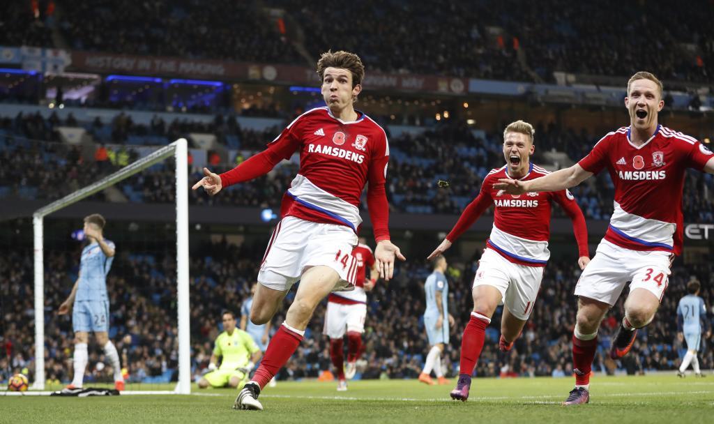 Middlesbrough surpreende City de Guardiola no último minuto