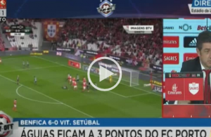 Rui Vitória após a vitória frente ao Vitória FC.