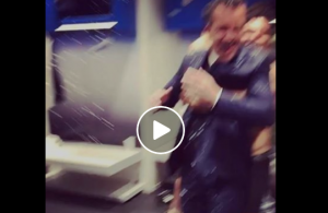 A festa no balneário do Inter