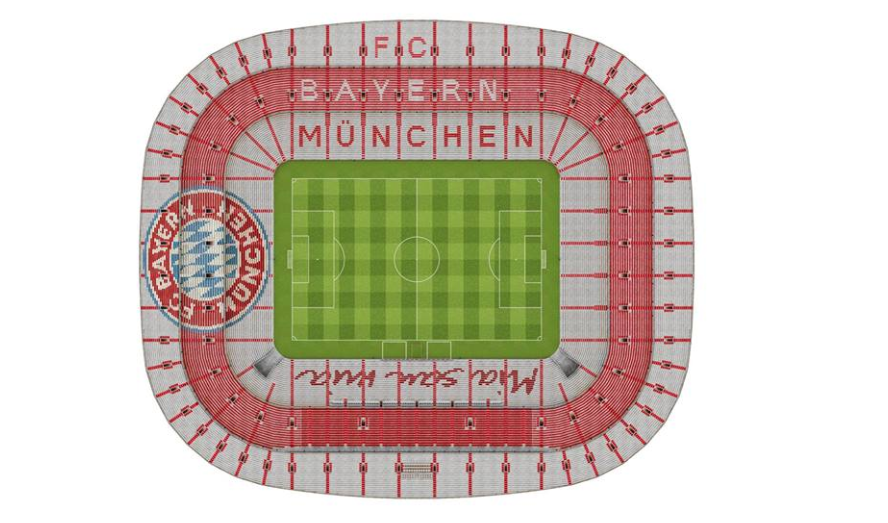 Bayern Munique faz remodelações no Allianz Arena.