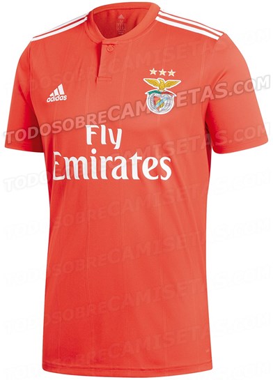 A nova camisola do Benfica de 2018/19