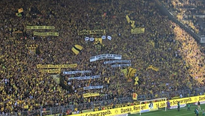 O Adeus do “Yellow Hall” do Dortmund.