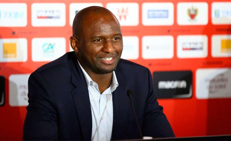 Vieira como treinador.