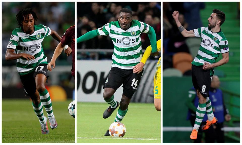 Frangos para convencer Gelson, Patrício, Carvalho e Bruno Fernandes.