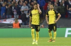Sahin e Kagawa riscados.