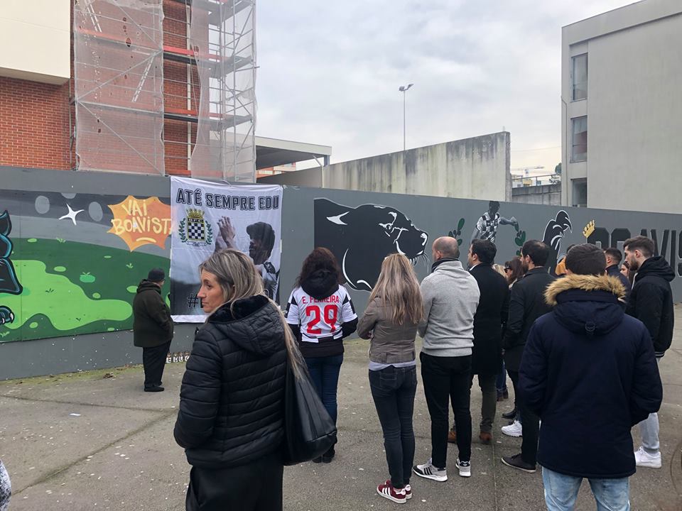 Boavista presta homenagem pela Morte de Edu Ferreira