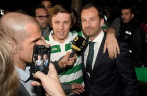 Sporting recebido em festa