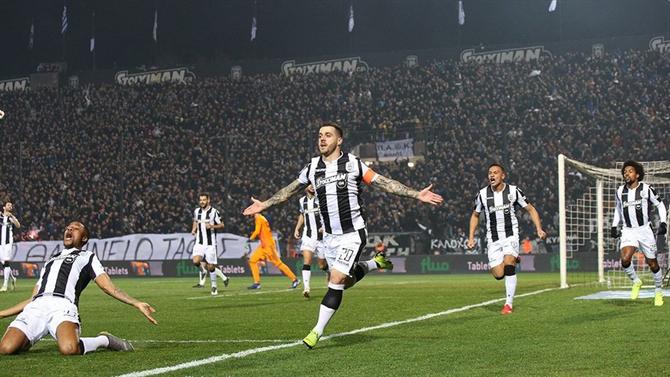 PAOK vence Olympiakos com golo de um português…