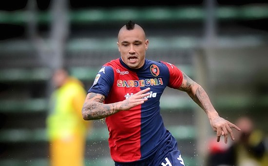 Nainggolan de partida.