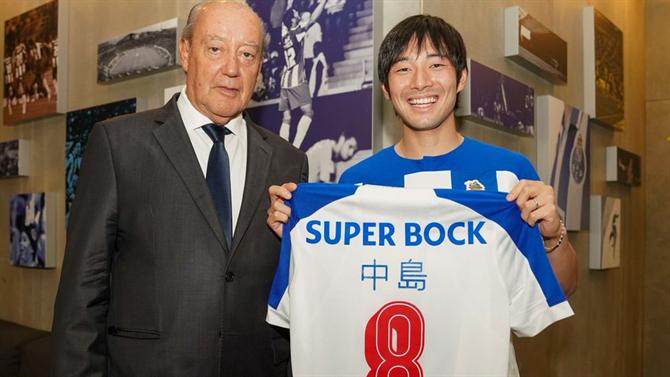 OFICIAL: Nakajima reforça o Dragão.