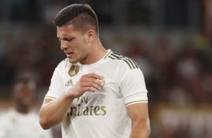 Jovic em vias de sair de Madrid.