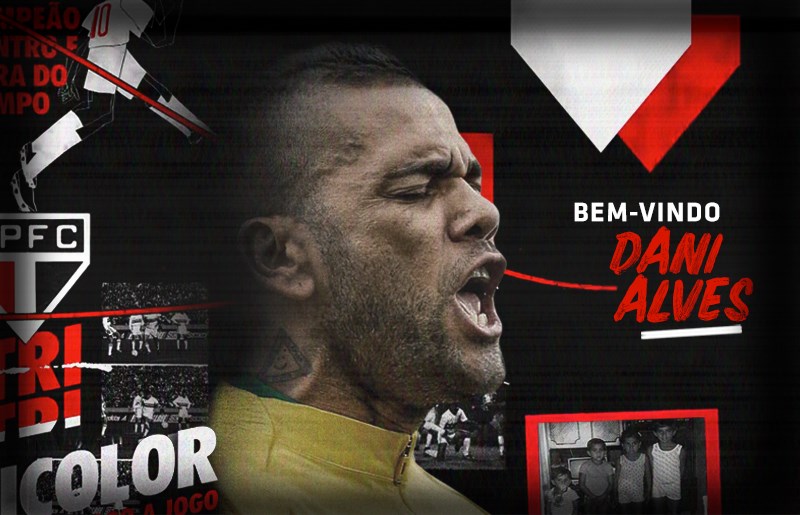 OFICIAL: Dani Alves ingressa no São Paulo.