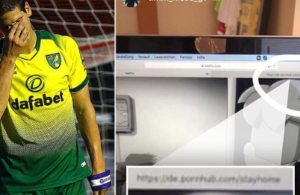 Jogador do Norwich “apanhado”: adepto viu site pornográfico aberto no browser