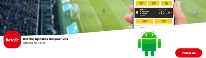 Apostas em desporto via app Betclic