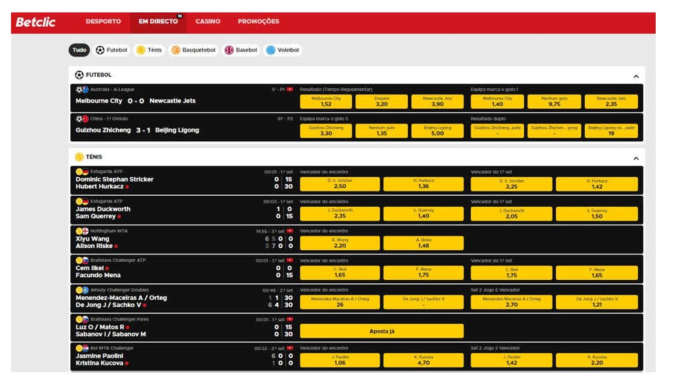 Betclic TV - Assista em directo os seus Desportos Favoritos!