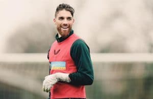 José Sá nos braços dos adeptos dos Wolves