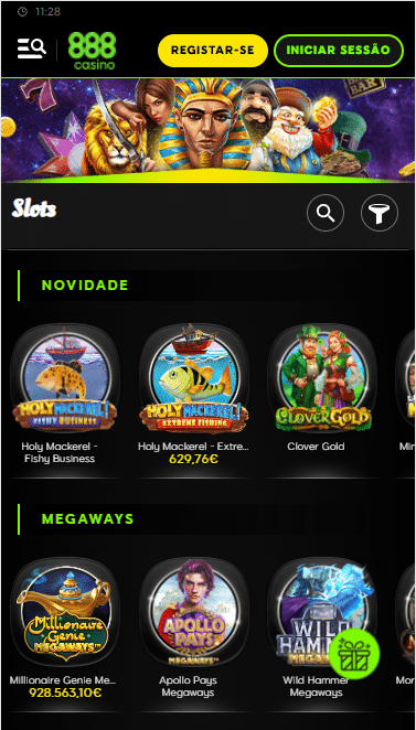 Aplicação móvel da 888