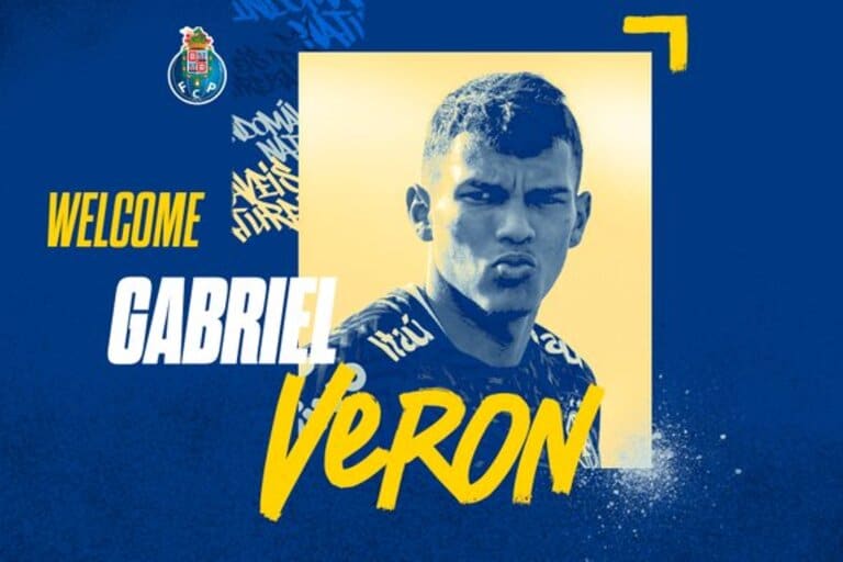 Extremo Gabriel Veron é reforço do FC Porto para 2022/2023